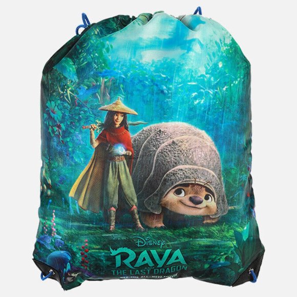 Disney Raya And The Last Dragon Backpack Sack Travel Bag - Picture 1 of 1